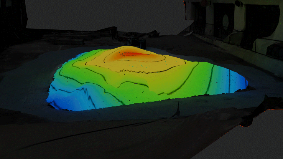 AudioTopography visualization